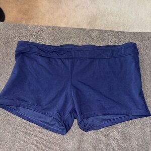 Navy Blue Women's Swim shorts